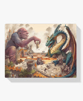 Diamond Painting - Riesen- und Drachenschach - SEOS Shop ®