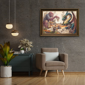 Diamond Painting - Riesen- und Drachenschach - SEOS Shop ®