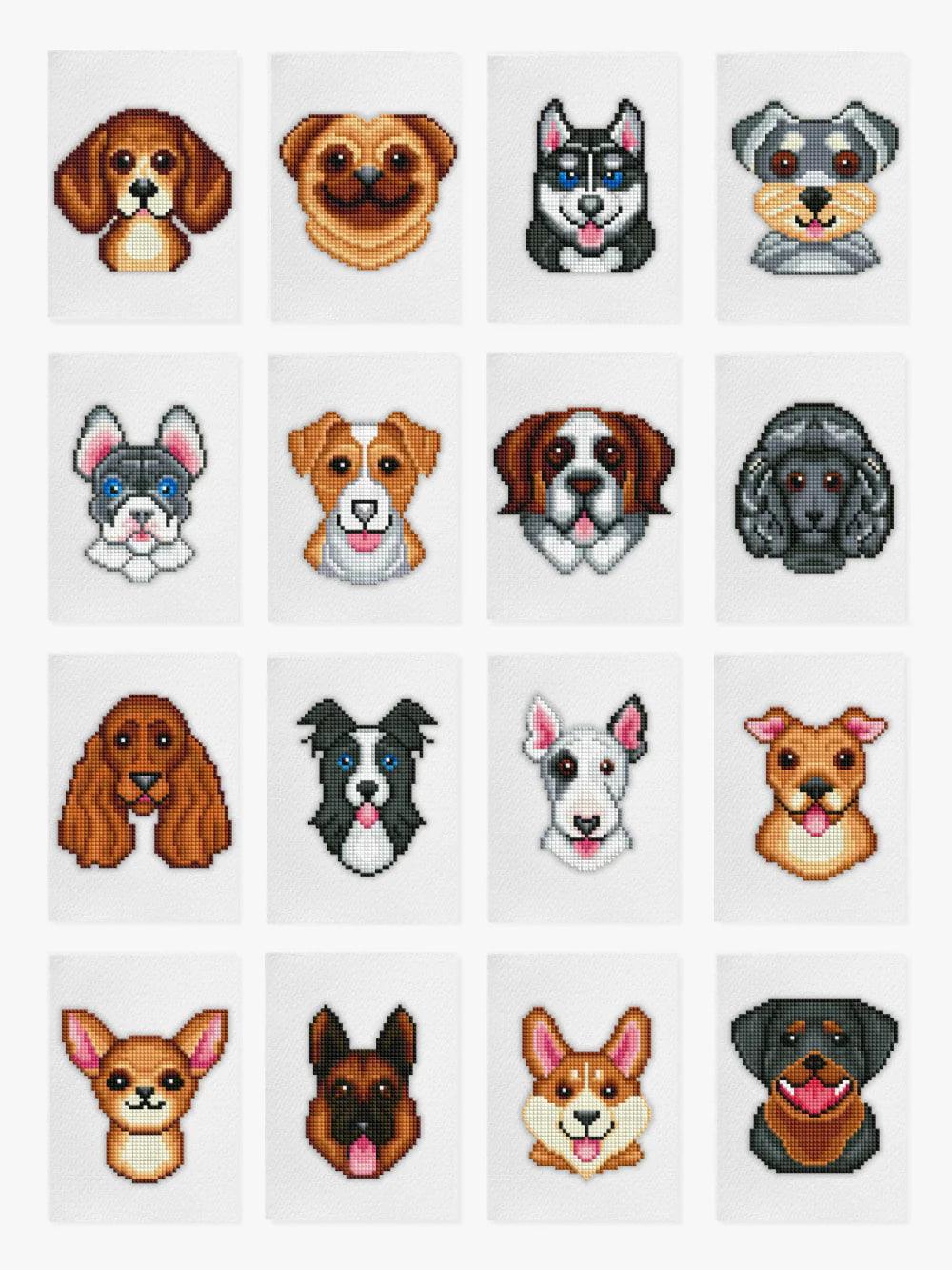 Mini-Meisterwerke – Hunde-Edition (16er-Set)