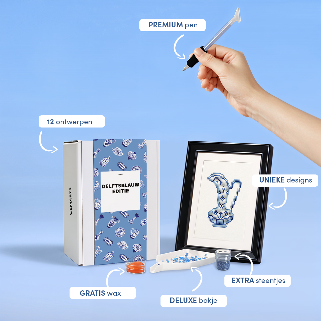 Mini-Meisterwerke – Delfter Blau-Edition (12er-Set)