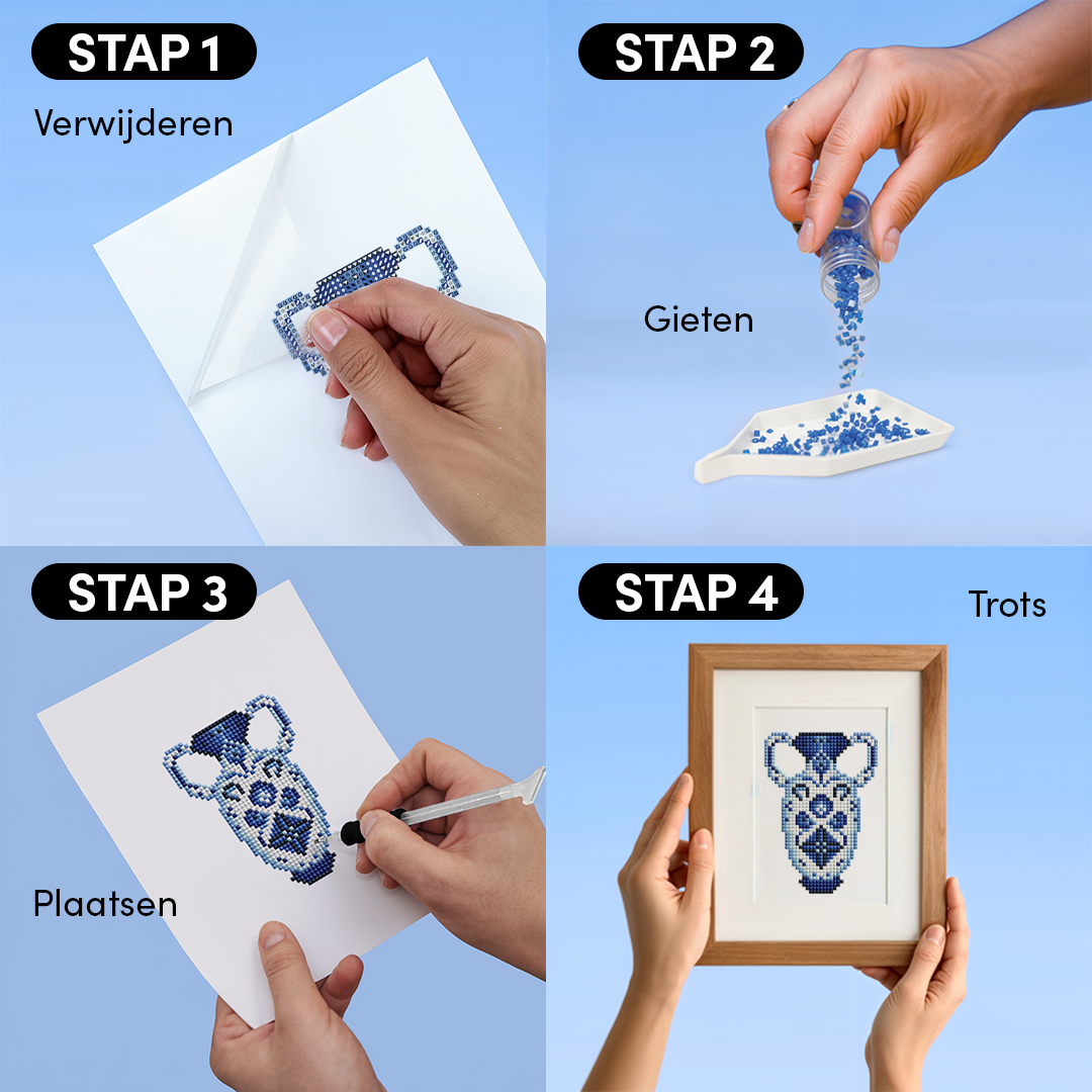 Mini-Meisterwerke – Delfter Blau-Edition (12er-Set)