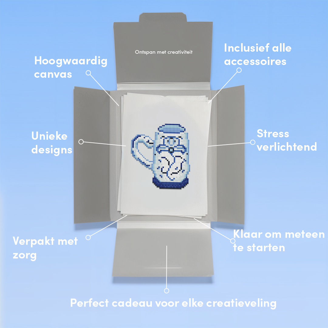 Mini-Meisterwerke – Delfter Blau-Edition (12er-Set)
