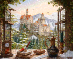 Diamantmalerei - Schloss auf dem Berg - SEOS Shop ®