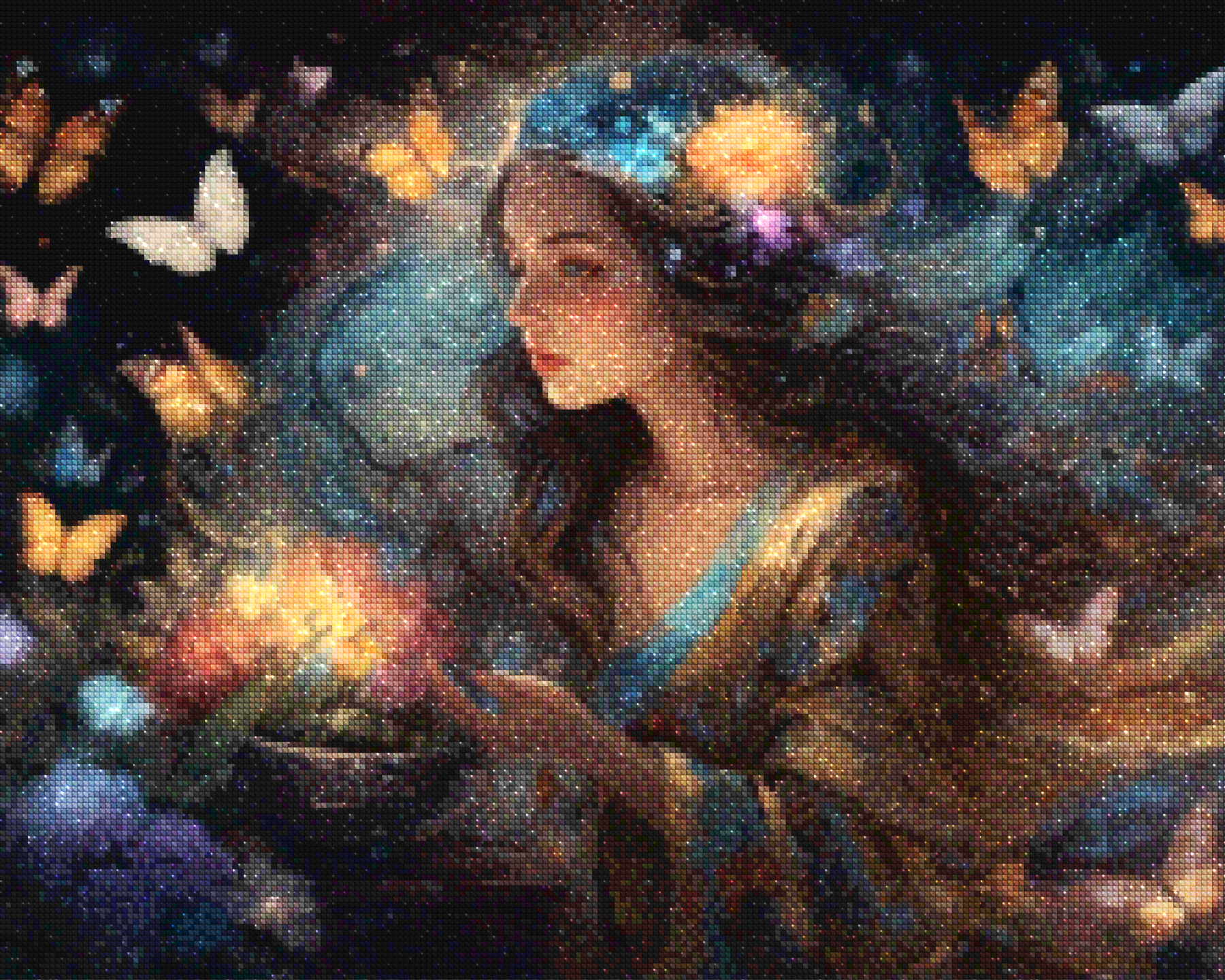 Diamantmalerei - Schmetterlingszauberin - SEOS Shop ®