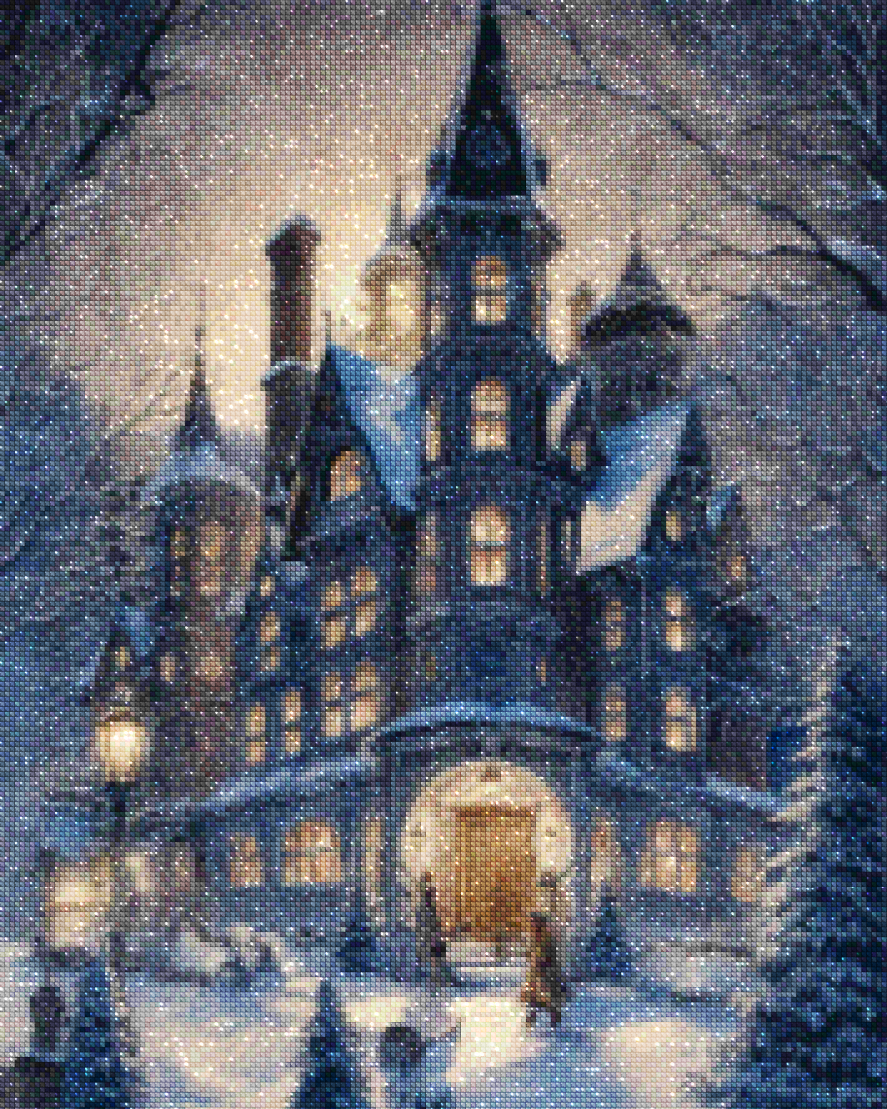 Diamond Painting - Winterliches Landhaus - SEOS Shop ®