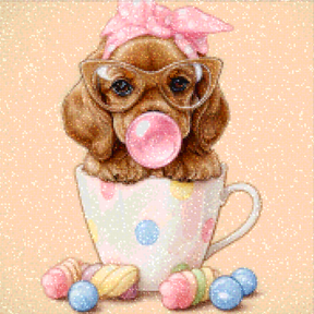 Diamond Painting - Kaugummi-Welpe - SEOS Shop ®