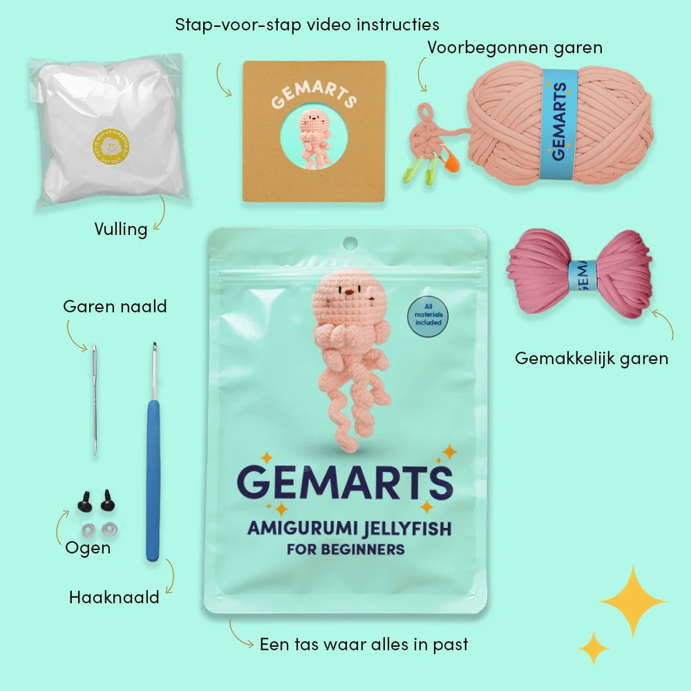 Amigurumi Qualle - Gemarts