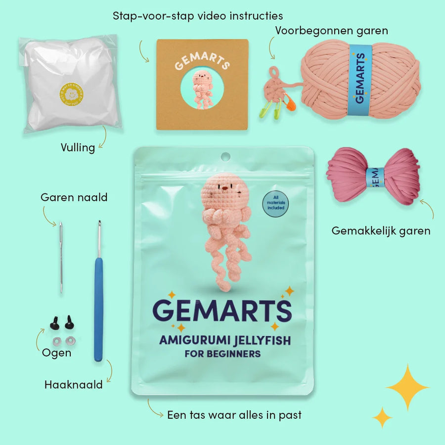 Amigurumi Qualle - Gemarts