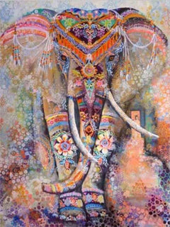 Diamantmalerei Bunter Elefant - SEOS Shop ®