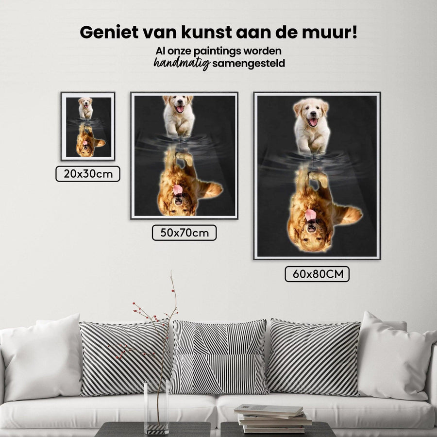Diamond Painting Labrador Welpe zu Erwachsen - SEOS Shop®