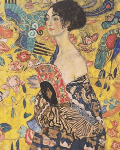 Diamond Painting Dame mit Fächer - SEOS Shop ®