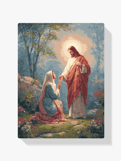Diamond Painting De Opstanding Tegemoet – volledig ontwerp