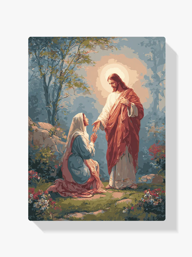 Diamond Painting De Opstanding Tegemoet – volledig ontwerp