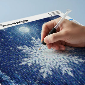 Mini-Diamantmalerei – Kirschen schwimmen