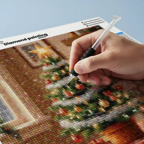 Mini-Diamantmalerei – Kirschen schwimmen