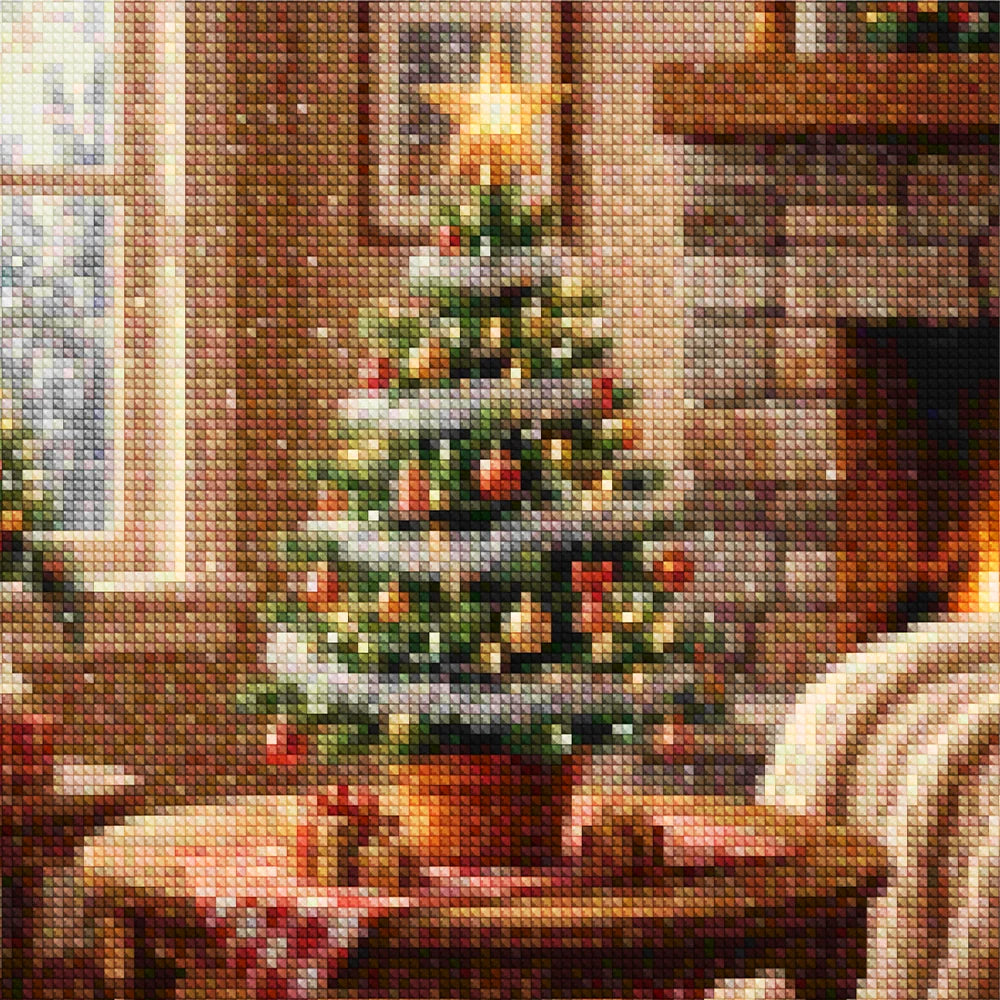 Mini-Diamantmalerei – Kirschen schwimmen