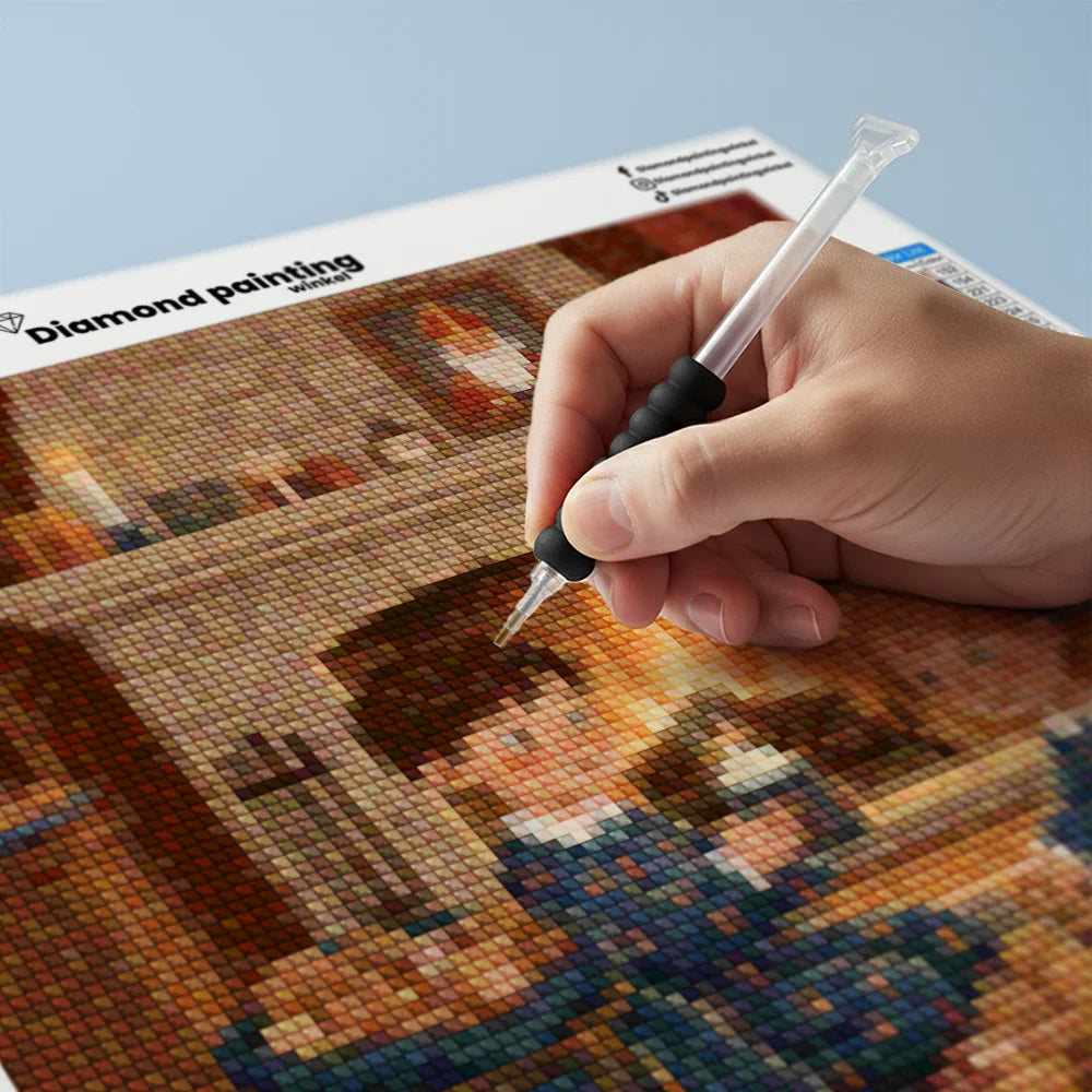 Mini-Diamantmalerei – Kirschen schwimmen