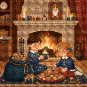 Mini-Diamantmalerei – Kirschen schwimmen