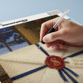 Mini-Diamantmalerei – Kirschen schwimmen