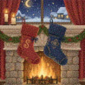 Mini-Diamantmalerei – Kirschen schwimmen