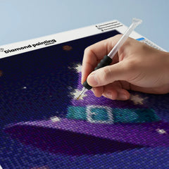 Mini-Diamantmalerei – Kirschen schwimmen