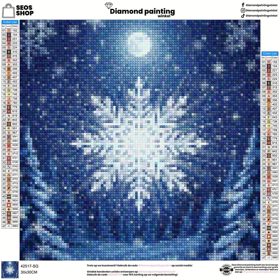 Mini-Diamantmalerei – Kirschen schwimmen