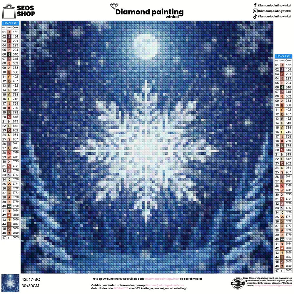 Mini-Diamantmalerei – Kirschen schwimmen