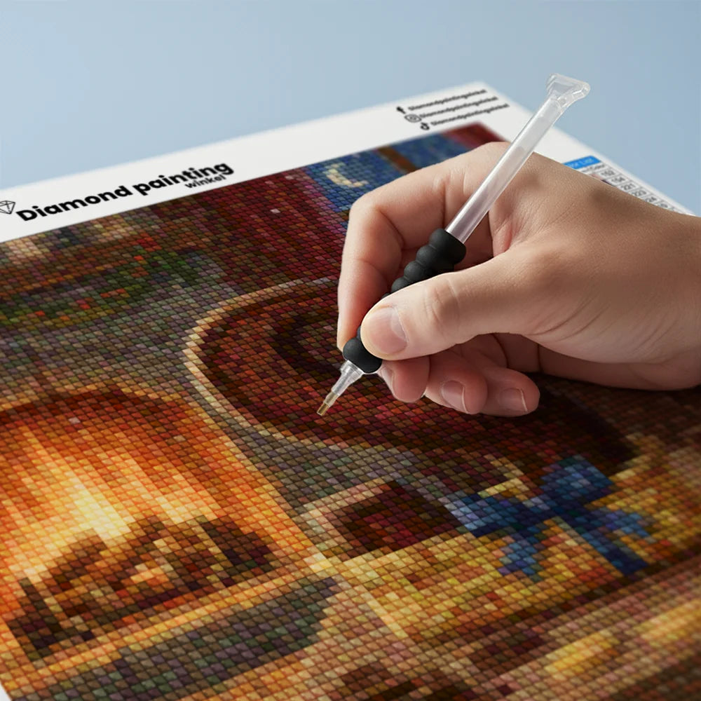 Mini-Diamantmalerei – Kirschen schwimmen