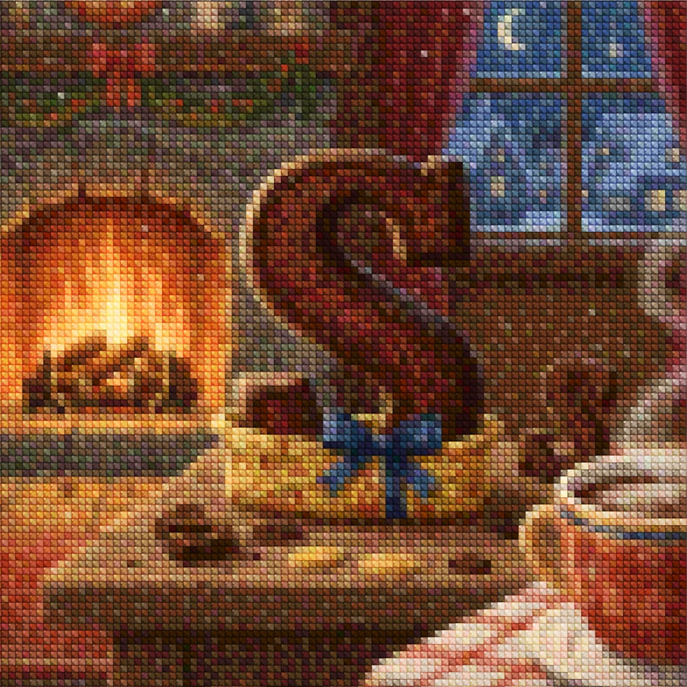 Mini-Diamantmalerei – Kirschen schwimmen