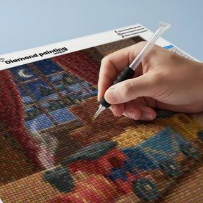 Mini-Diamantmalerei – Kirschen schwimmen