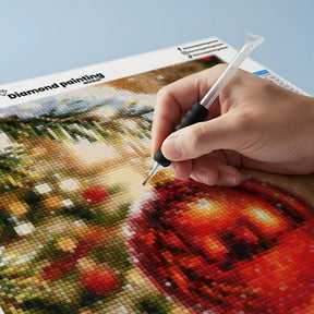 Mini-Diamantmalerei – Kirschen schwimmen