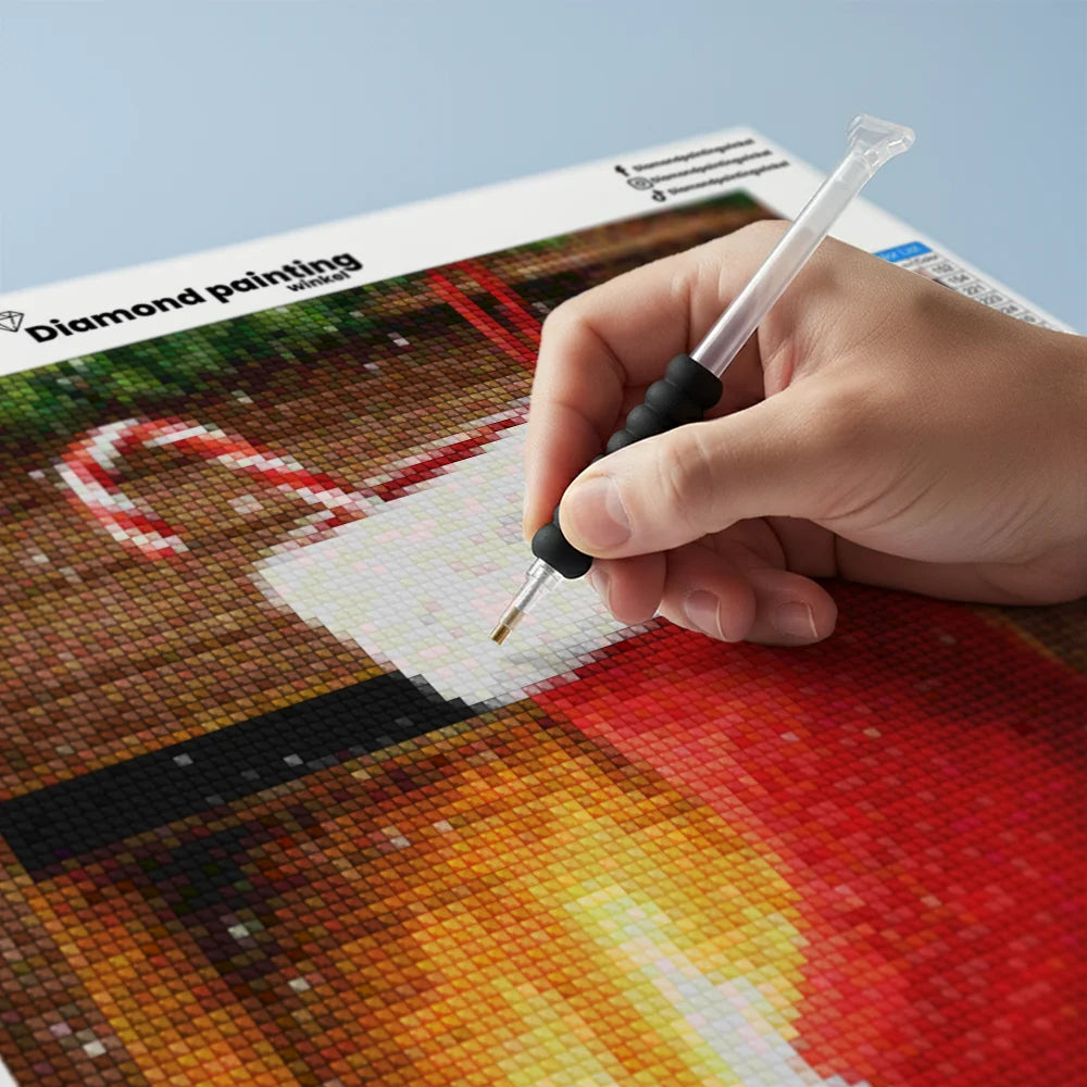 Mini-Diamantmalerei – Kirschen schwimmen