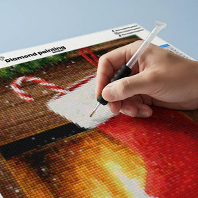 Mini-Diamantmalerei – Kirschen schwimmen