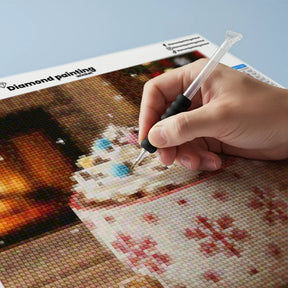 Mini-Diamantmalerei – Kirschen schwimmen