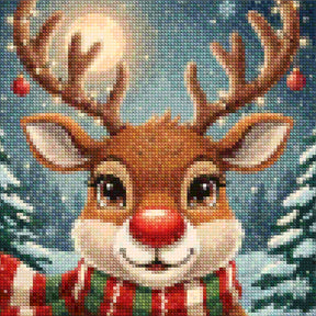 Mini-Diamantmalerei – Kirschen schwimmen