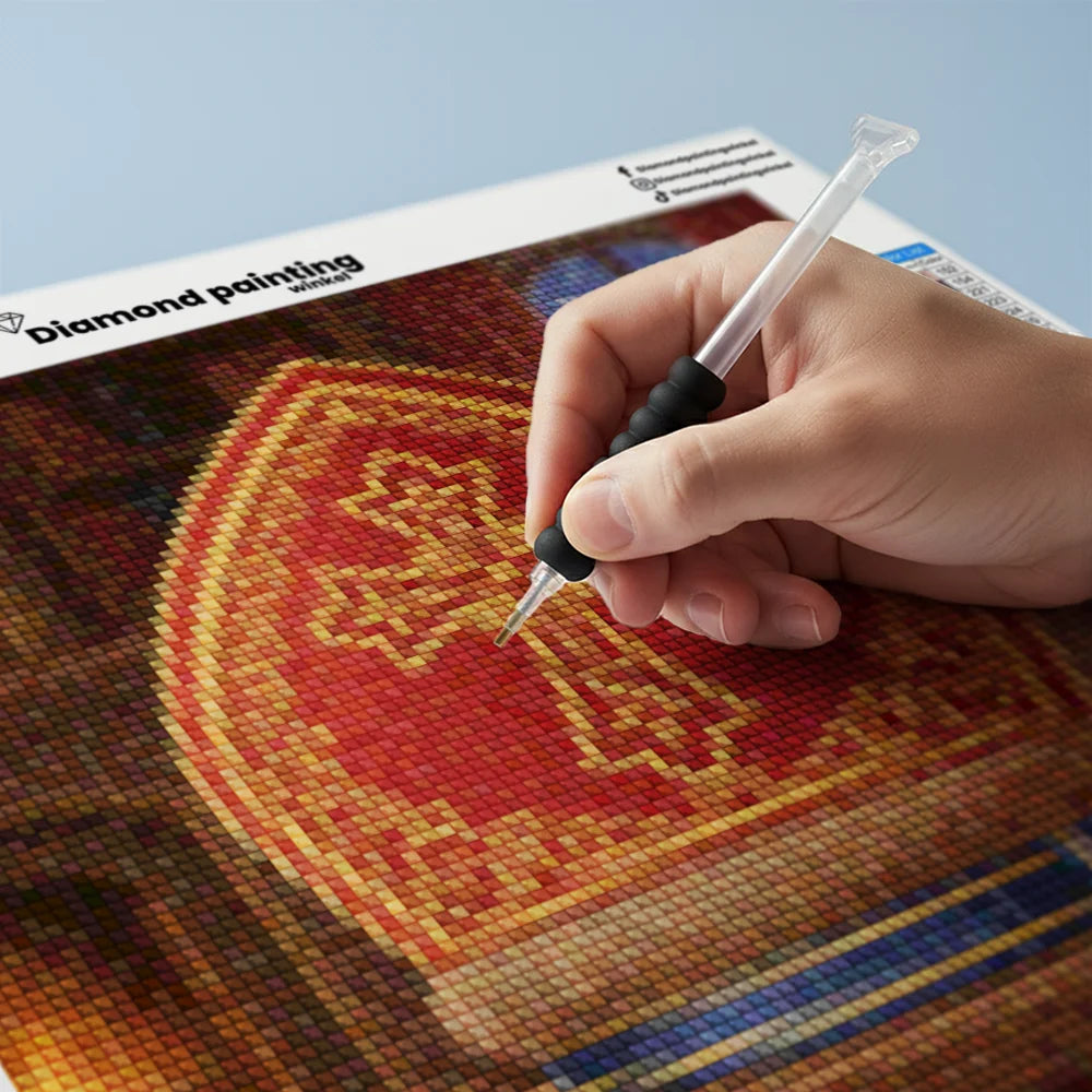 Mini-Diamantmalerei – Kirschen schwimmen