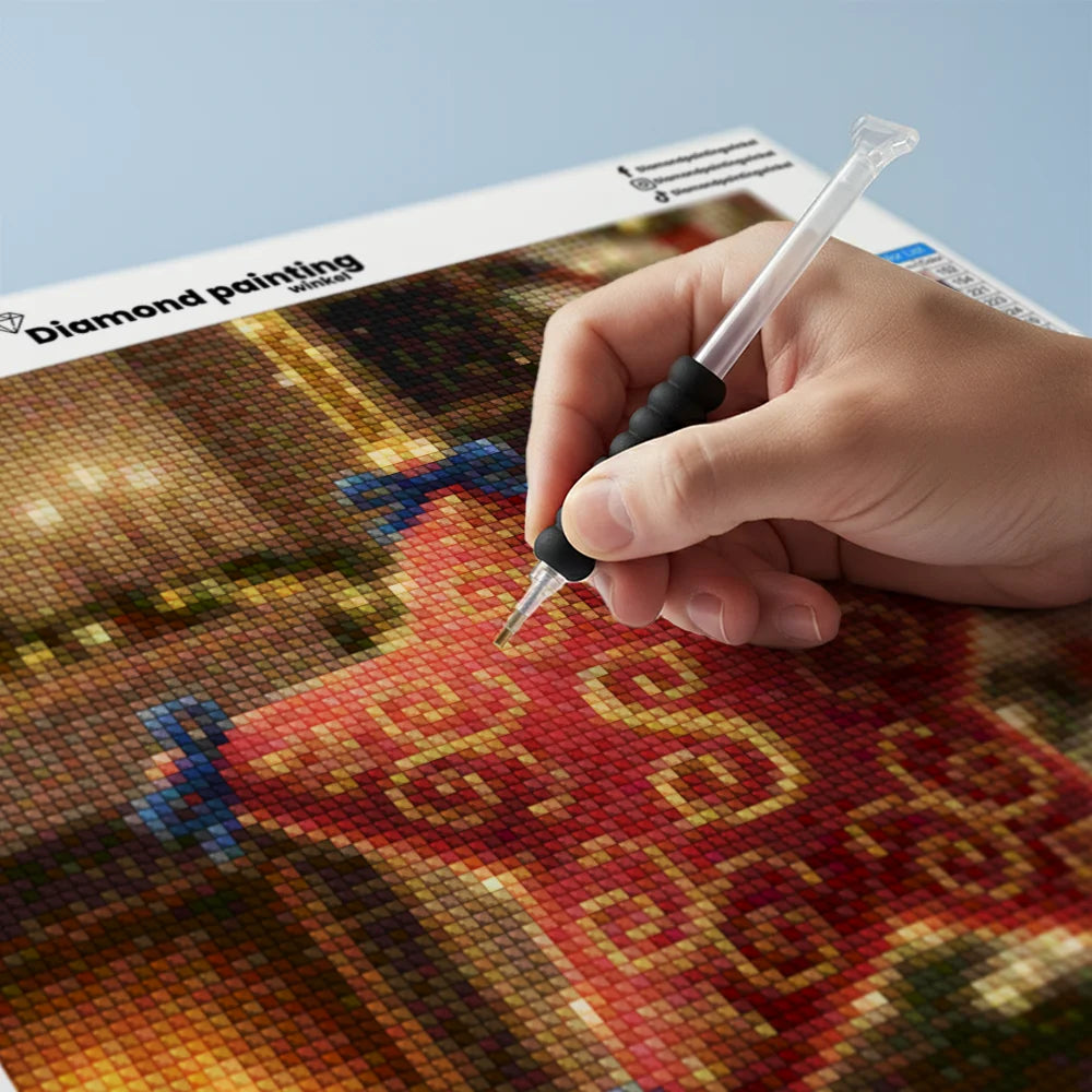 Mini-Diamantmalerei – Kirschen schwimmen