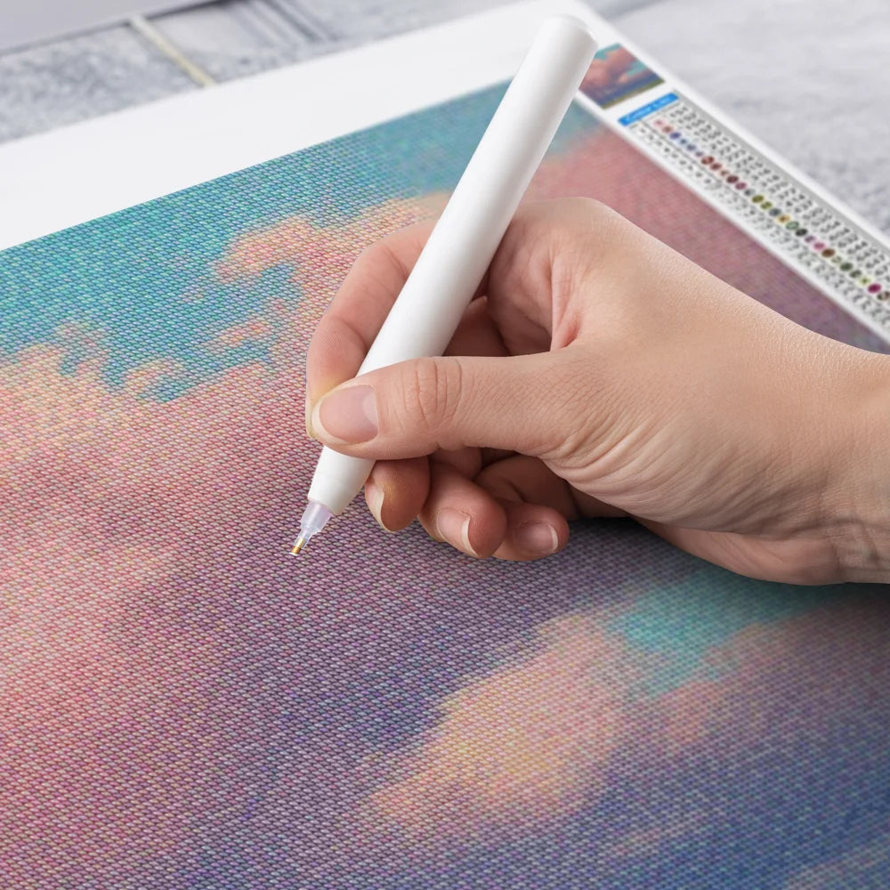 Diamantmalerei - Rosa Himmel