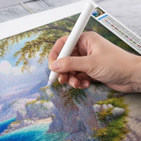 Diamantmalerei - Inselpfad