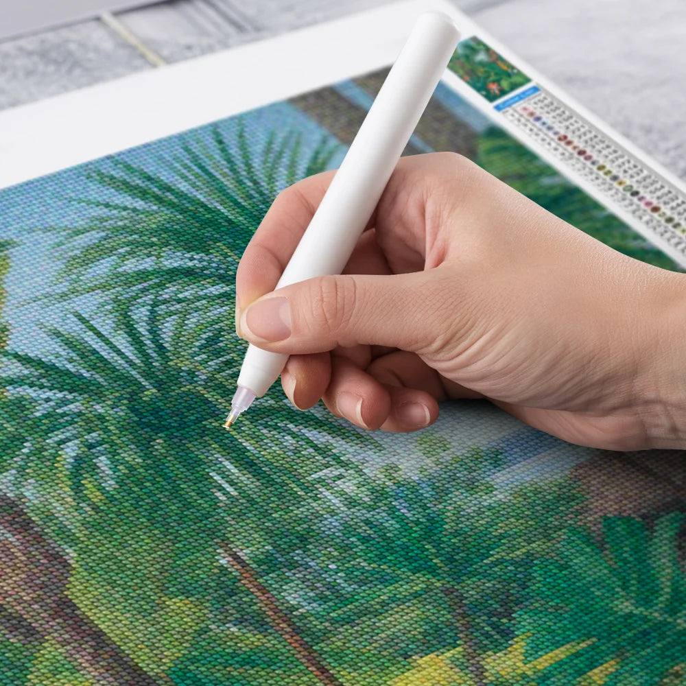 Diamantmalerei – Schattierungen der Tropen