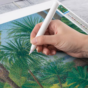 Diamantmalerei – Schattierungen der Tropen