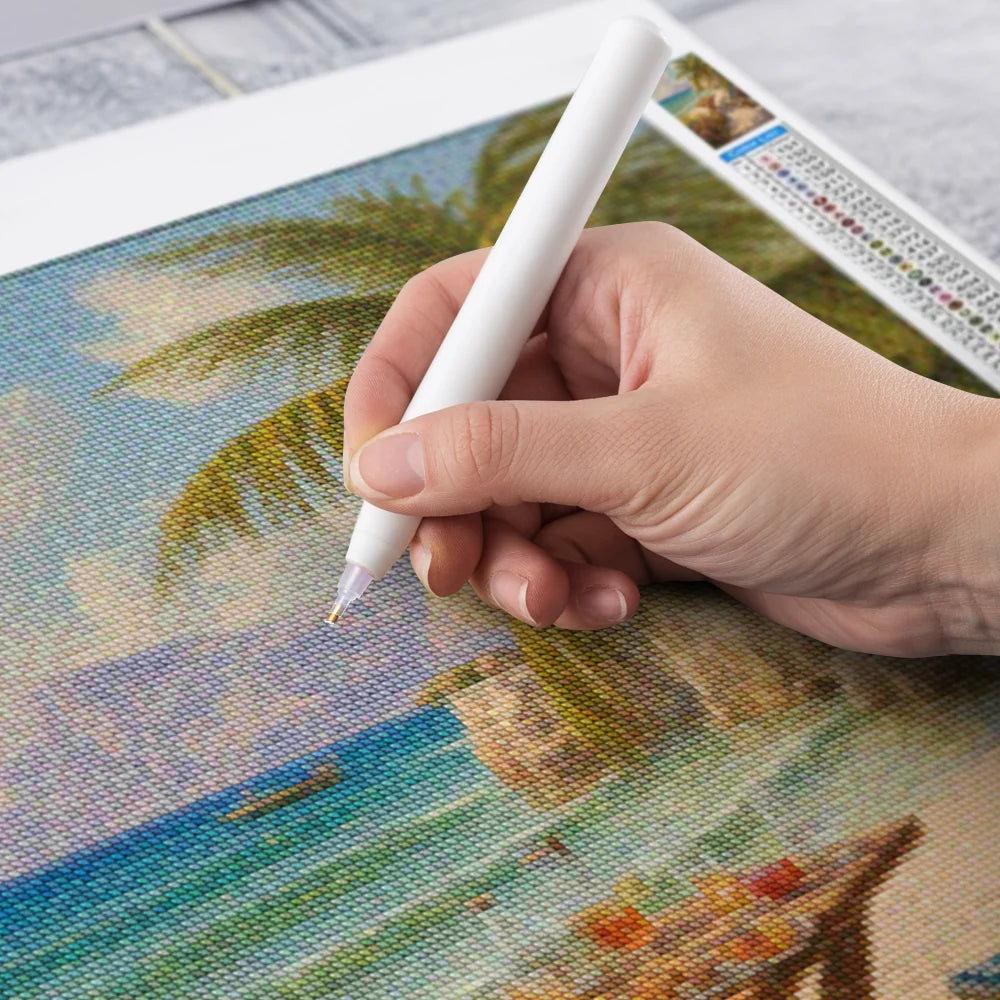 Diamantmalerei - Goldene Siesta