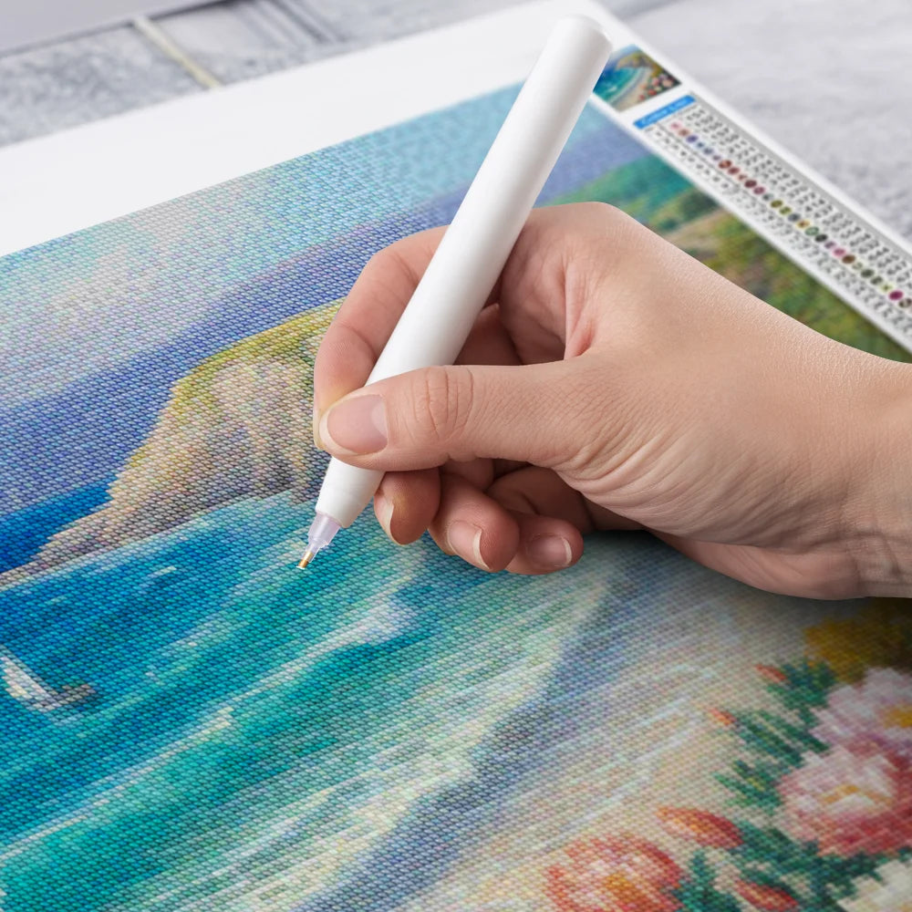 Diamantmalerei - Blühende Küste