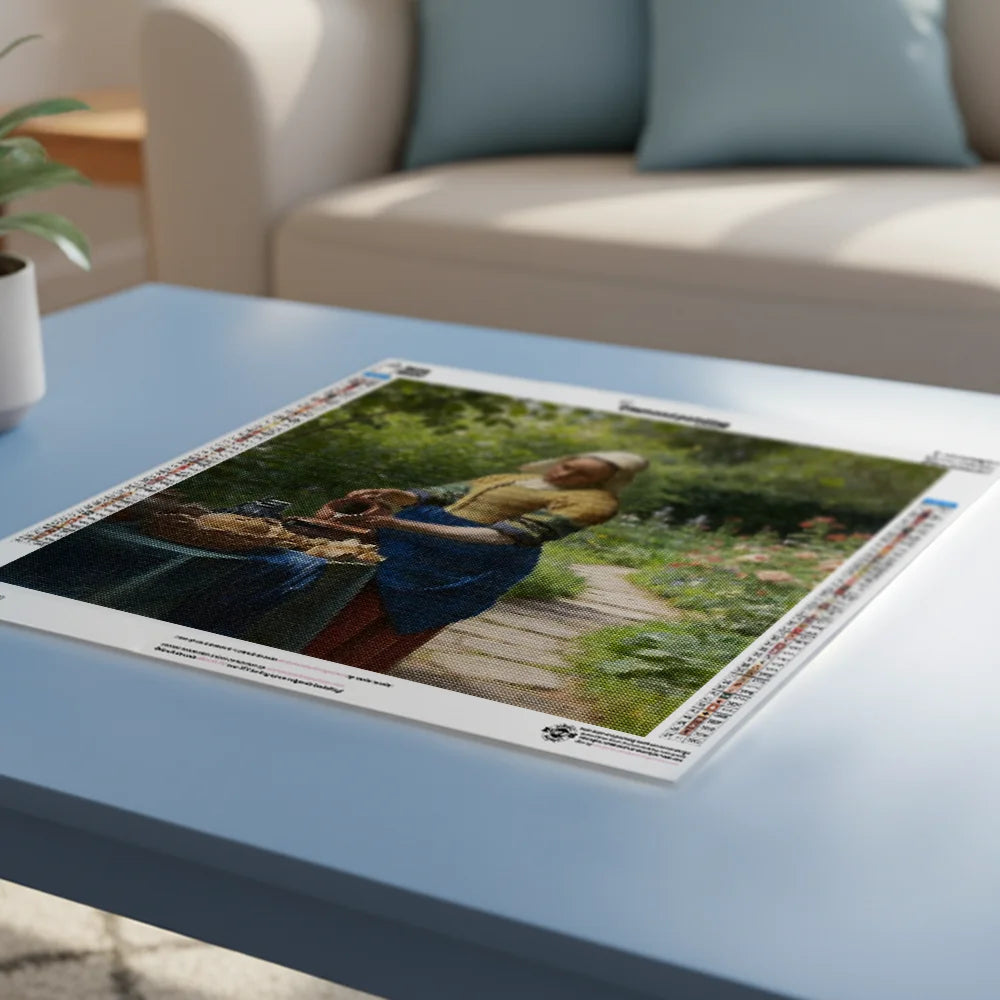 Diamantmalerei - Sommerfleck