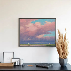 Diamantmalerei - Rosa Himmel