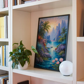 Diamantmalerei – Strahlender Rückzugsort