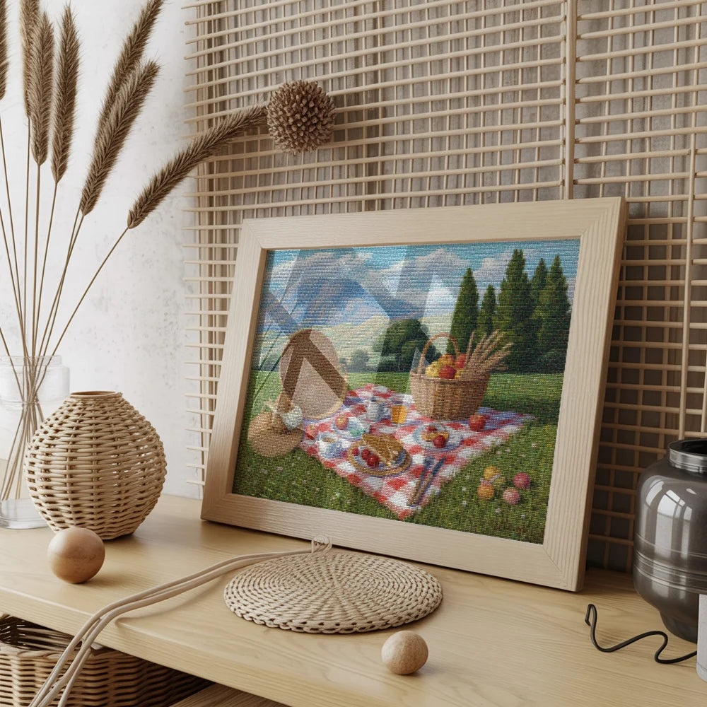 Diamantmalerei - Pastellpicknick