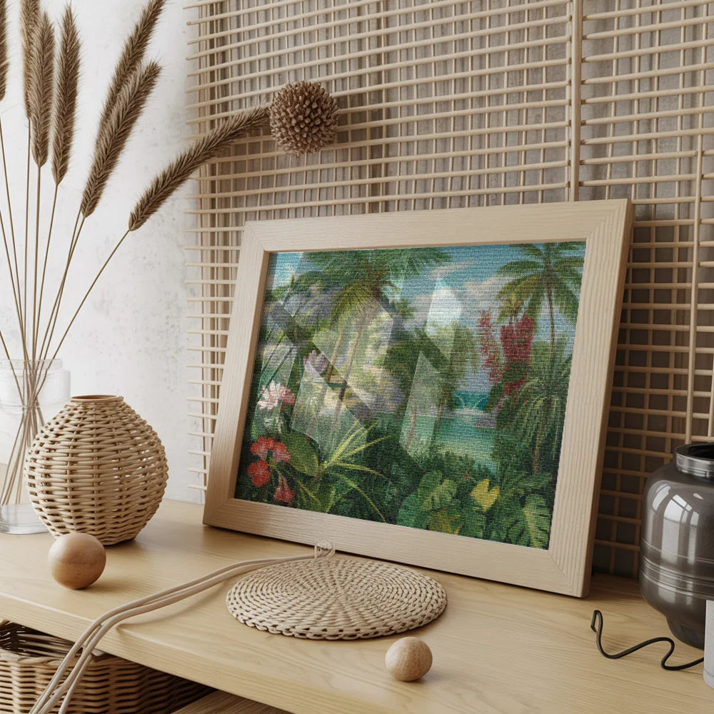 Diamantmalerei – Üppige Tropen