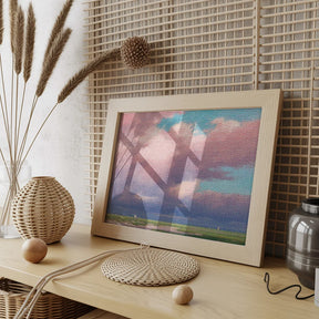 Diamantmalerei - Rosa Himmel