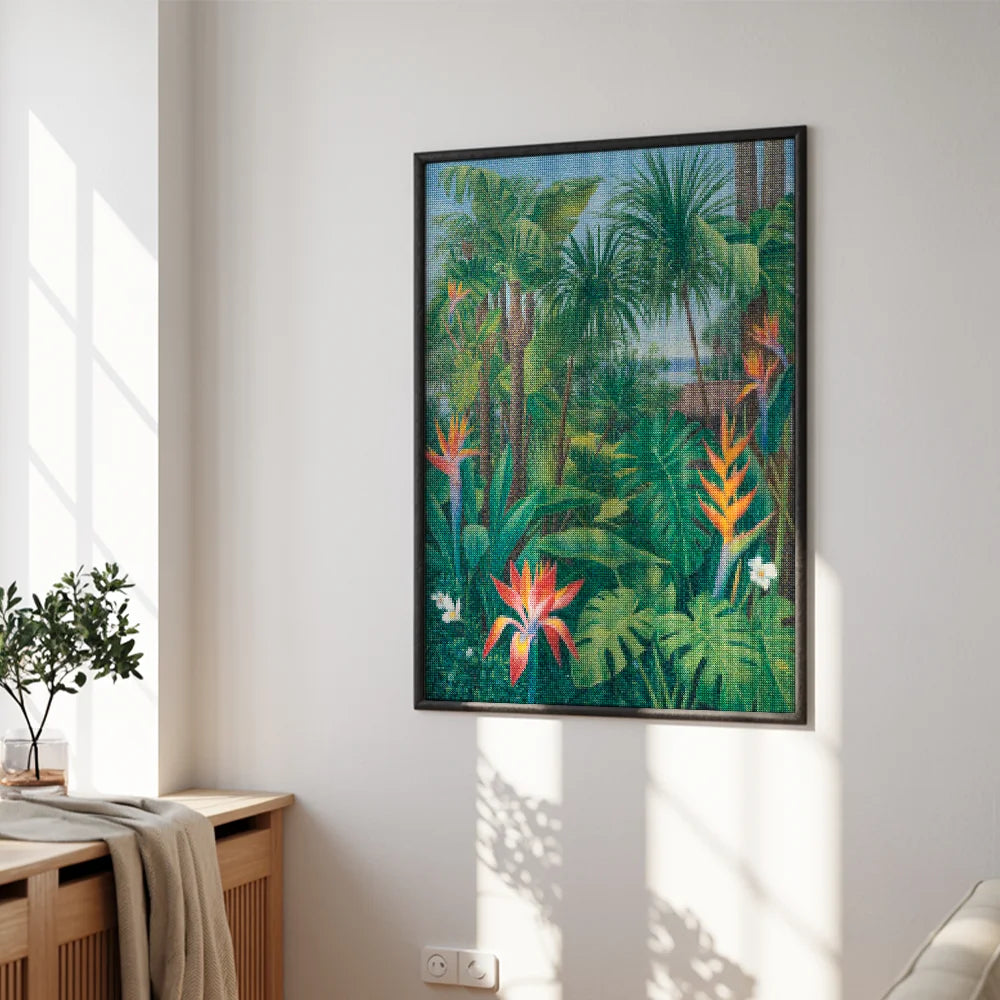 Diamantmalerei – Schattierungen der Tropen